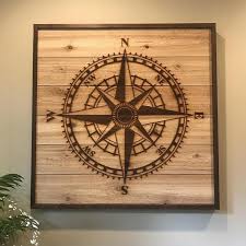 Wooden Compass Rose Etsy Compass Rose Art Compass Wall Decor Compass Rose