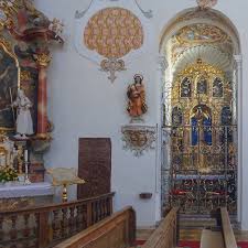 Eresing Im Landkreis Landsberg Am Lech Deutschland Seitenkapelle In St Ulrich Von Dominikus Zimmermann 1756 1757 Umgestal Landsberg Landsberg Am Lech Blau
