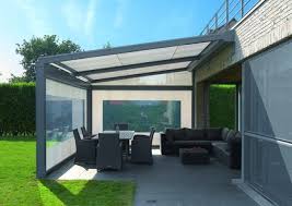 Terrassen Uberdachung Metall Folie Windschutz Aluminium Sitzbereich Uberdachung Terrasse Terrassenuberdachung Terrassendach