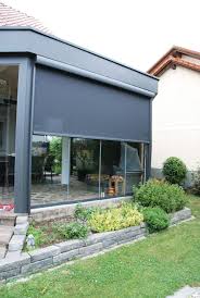 Wintergarten Sommergarten Mit Flachdach Beschattung Aussen Sommergarten Wintergarten Sonnenschutz Aussen