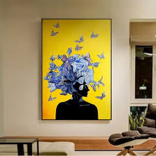 Ideas Of Wisdom Addyzeal Butterfly Wall Art Wall Art Prints Canvas Painting