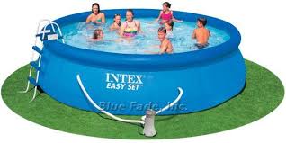 15 Ft X 42 In Intex Easy Set Pool Package Easy Set Pools Round Pool Pool