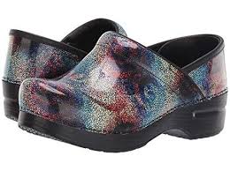 Dansko Professional Women S Clog Multi Mosaic Patent Leather 506620202