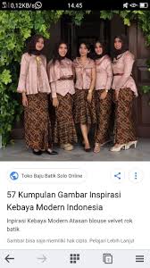 Inspirasi Seragam Pager Ayu Pakaian Pesta Kebaya Batik