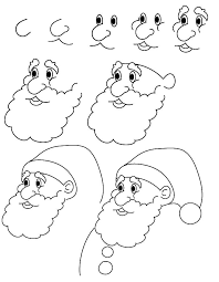 Drawing Santa Claus Christmas Drawing How To Draw Santa Easy Drawings