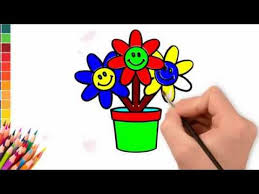 How To Draw Flower Pot For Kids Learn Colors With Flower Vase Drawing For Kids Flower Drawing Learning Colors This tutorial is perfect for all art enthusiasts.