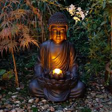 Buddha Brunnen Buddha Brunnen Gartenbrunnen Wasser Im Garten