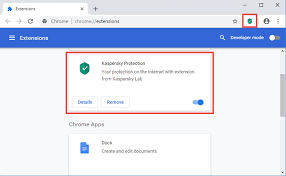 How To Enable The Kaspersky Protection Extension In Google Chrome Mozilla Firefox And Microsoft Edge Based On Chromium