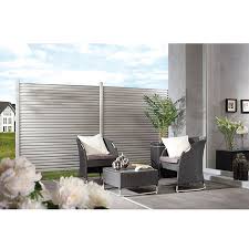 Zaunelement Alu Cube Metall 178 X 183 Cm Bauhaus Sichtschutzzaun Balkon Gelander Design Gabionenzaun