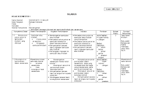 Download silabus rpp ktsp sma kelas 2 / xi 1. Doc Silabus Bahasa Indonesia Kelas Xi Khalimi Azaa Academia Edu
