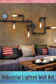 Sophisticated Warm And Rustic Industrial Wall Art Decor Home Wall Art Decor Industrial Wall Art Home Decor Loft Wall