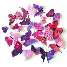 Amazon Com 12pcs 3d Butterfly Stickers Wall Stickers Crafts Butterflies With Sponge Gum And Butterfly Wall Decals Butterfly Wall Stickers Butterfly Wall Decor