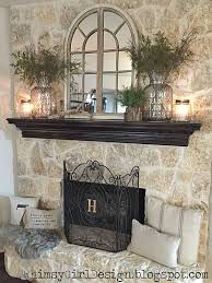A Few Key Pieces Like The Glass Jars And Driftwood Decor From Homegoods Made Styling Our Mantle An E Fireplace Mantle Decor Home Decor Fireplace Mantel Decor