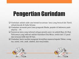Penjelasan Lengkap Definisi Ciri Ciri Dan Contoh Gurindam