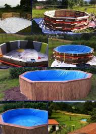 How To Make A Pallet Swimming Pool Pallet Pool Diy Pool Diy Swimming Pool