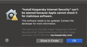 Mac Os Catalina Install Error Closed Kaspersky Community