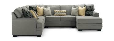 City 4 Piece Modular Sectional Hom Furniture Hom Furniture Modular Sectional Grey Living Room Sets