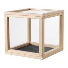 Ikea Sammanhang Display Box You Easily Protect Your Fragile Things By Using The Included Felt Pad Ikea Eket Display Boxes