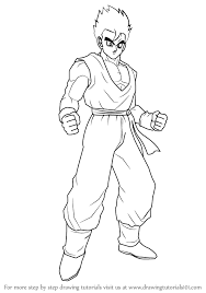 How To Draw Son Gohan From Dragon Ball Z Drawingtutorials101 Com Dragon Ball Z Dragon Ball Gohan