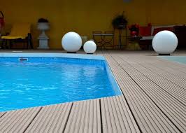Cheap Wpc Deck Ecological Engineering Pool Floors Wpc Decking Wood Plastic Composite Swimming Pool Decks