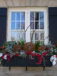 Winter Window Box Aussendeko Weihnachten Weihnachtsdeko Fensterbank Rustikale Weihnachten