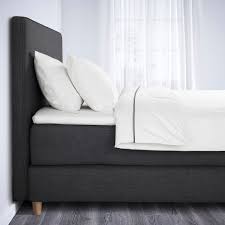 Ikea Dunvik Boxspringbett Hovag Fest Tuddal Dunkelgrau Boxspringbett Matratzenauflage Bett