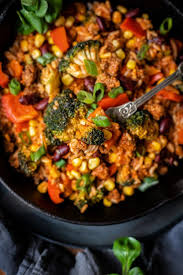 Reis Pfanne Mit Hackfleisch Und Gemuse Kochmadchen Foodblog Rezept Hackfleisch Reis Pfanne Hackfleisch Gemuse Pfanne Hackfleisch