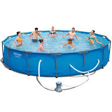 Bestway Above Ground Swimming Pool Only Aud 319 48 Bestway Steel Pro Round Frame Pool 84cm Made With A Above Ground Swimming Pools Bestway Swimming Pools