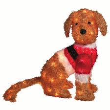 Buy The Fluffy Goldendoodle Dog By Celebrate It At Michaels Com Add Some Holiday Cheer To Your Front Yard With This A Fluffy Dogs Christmas Dog Dog Sculpture