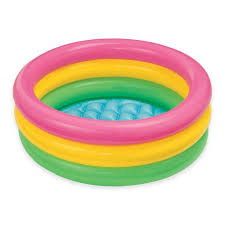 Intex Sunset Glow Baby Pool Buybuy Baby Baby Pool Inflatable Baby Pool Water Pool Toys