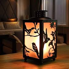 Decorative Lantern 3 Modes Led Flame Dancing Lights Hanging Lanterns Lamp Battery Powered Hummingbird Lanterns Ni Lanterns Decor Lantern Lamp Lantern Lights