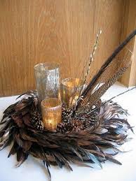 Little Pheasant February 2010 Feather Centerpieces Feather Decor Pheasant Feather Decor
