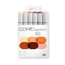 Copic Markers 6 Piece Sketch Set Skin Tones I Amazon In Home Kitchen See more of copic markers portugal on facebook.