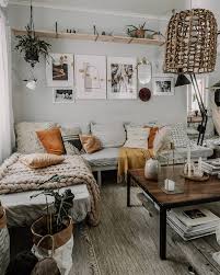 A Mix Of Mid Century Modern Bohemian And Industrial Interior Style Home And Apartmen Industrial Interior Style Interior Design Living Room Apartment Decor