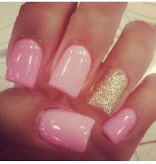 Pink pretty acrylic nails #pink #pretty #nails #longnails. Pin By Angel Smith On Hair Makeup Nails Gold Acrylic Nails Gold Nail Designs Simple Nails