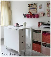 Norden Gateleg With Wheels Sewing Table Sewing Room Furniture Ikea Sewing Rooms Sewing Table