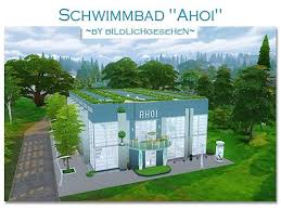 Akisima Sims Blog Swimming Pool Ahoi Sims 4 Downloads Swimming Pools Sims 4 Houses Sims