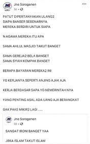 Perusahaan yang berkantor pusat di tomang, jakarta barat ini bahkan menjadi perusahaan ekspedisi dengan cabang. Viral Akun Jne Sorogenen Hina Banser Jne Kasus Sudah Selesai Kabar24 Bisnis Com