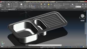Modeling Of A Kitchen Sink In Autocad 2018 Kitchen Tutorial Sink Autocad