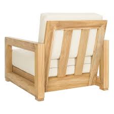 Lakeland Teak Patio Chair With Cushions Teak Patio Furniture Outdoor Chairs Teak Armchair
