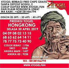 Prediksi Togel Hk 30 April 2019 Buku Gambar Malam Buku