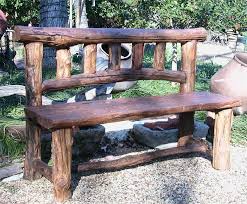 15 Awesome Rustic Wood Garden Bench Ideas Go Travels Plan Rustic Outdoor Benches Garden Furniture Design Teak Garden Bench