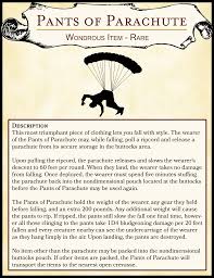 In total, there are 13 different types of damage in dungeons and dragons 5e knowledge is power: Oc Another Silly Item The Pants Of Parachute Dnd