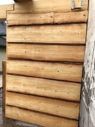 Schwartenbretter Westernzaun Verblendung Schwartenbretter Baum Fallen Bretter