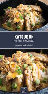 Katsudon Donburi Mit Deutschen Zutaten Rezept Japanisches Gericht The Far Eastern People Who Also Re In 2020 Asian Recipes Healthy Pancake Recipes Easy Recipes