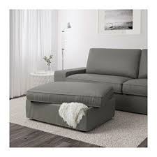 Kivik Hocker Mit Aufbewahrung Hillared Dunkelblau Ikea Deutschland Storage Footstool Storage Ottoman Ikea Kivik