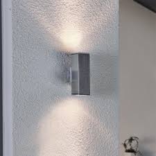 Design Wandleuchte Wand Lampe Garten Beleuchtung Terrasse Leuchte Ip44 Silber Lampen Garten Wandleuchte Lampe
