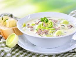 Hackfleisch Lauchsuppe Mit Schmelzkase Rezept Rezept Kase Lauch Suppe Suppe Mit Hackfleisch Hackfleisch Lauch Suppe