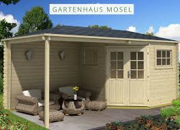 5 Eck Gartenhaus Mosel Mit Anbau Perfekt Zum Feiern Mit Der Familie Und Freunden 5 Eck Gartenhaus Gartenhaus Anbau Gartenhaus