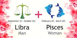 Love Match Compatibility Between Libra Man And Pisces Woman Read About The Libra Male Love Relationship With Pisces Fe Libra And Pisces Pisces Woman Libra Man